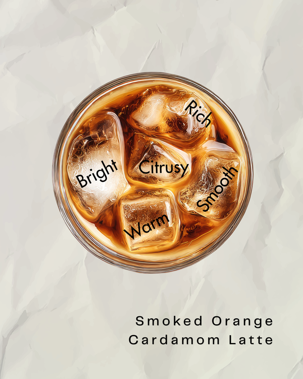Smoked Orange Cardamom Latte