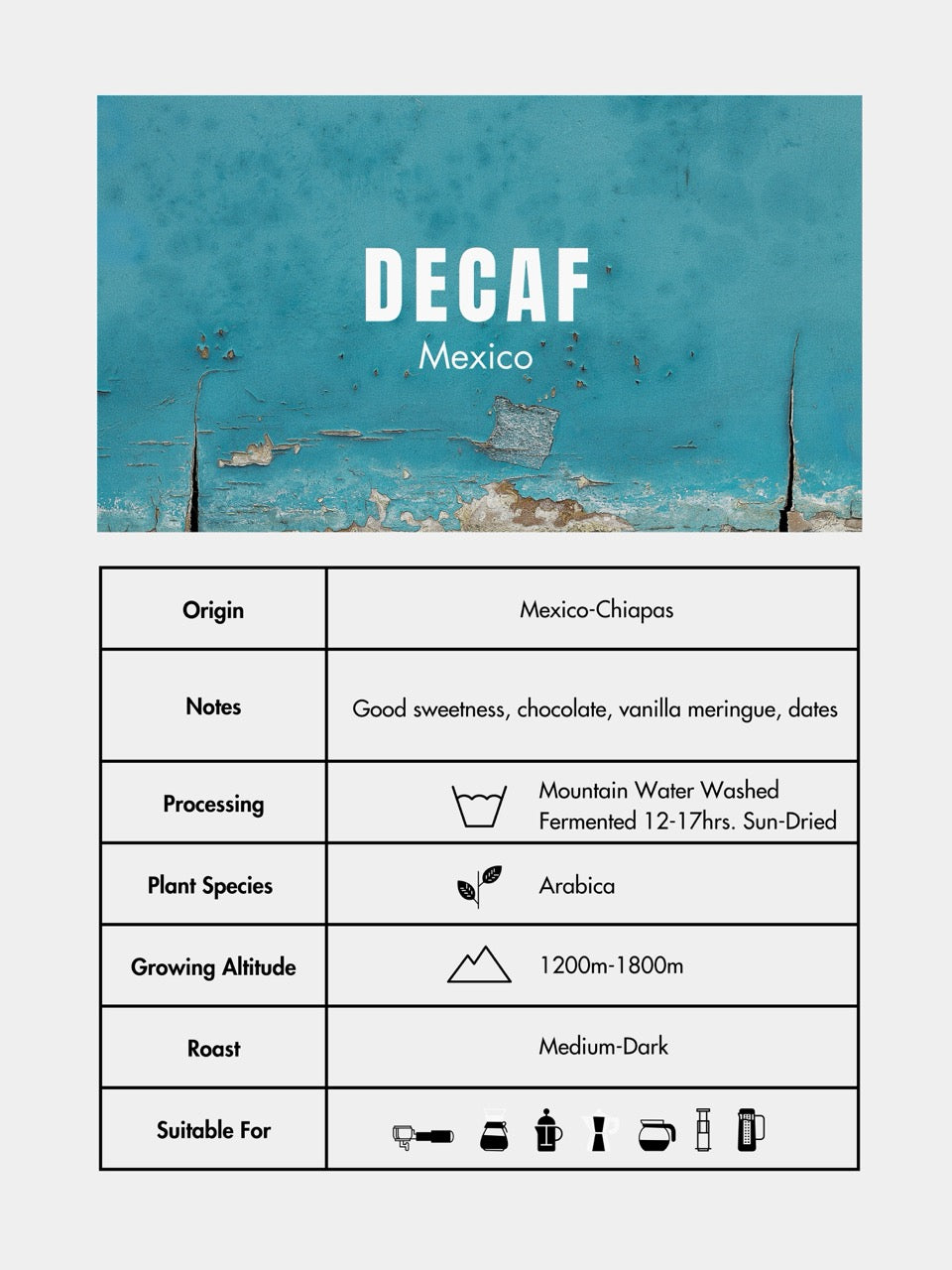 Mexico Mountain Water - Decaf